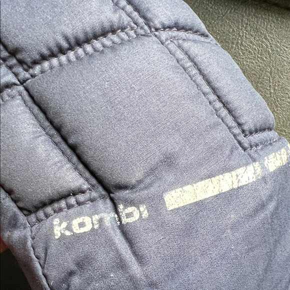 KOMBI | Vintage Womens Navy Quilted Ski Snowmobile Gore-Tex Mittens Medium - Picture 5 of 11